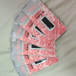 SET of 5: Knee Hi Stocking (Black)